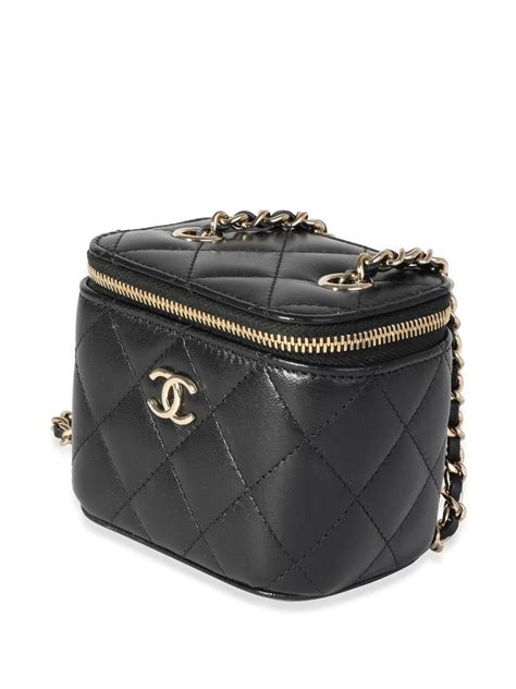 chanel mini diamond-quilted vanity bag|chanel mini bag price.